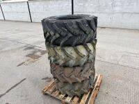 4No. 405/70-20 PART WORN DUMPER TYRES - 2