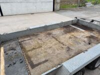 IFOR WILLAIMS 12ft 7" X 6ft 4" TWIN AXLE 3500KG PLANT TRAILER - 10