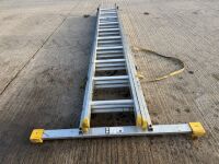 10 TREAD TRIPLE EXTENSION ALUMINIUM LADDER - 2
