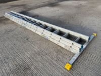 14 TREAD TRIPLE EXTENSION ALUMINIUM LADDER