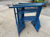 8No. LARGE BUILDERS TRESTLES - 2