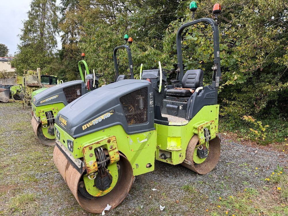 BOMAG BW120-5 DOUBLE DRUM RIDE ON VIBRATING ROLLER