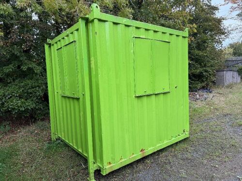 APPROX. 8ft x 8ft ANTI VANDAL SITE OFFICE