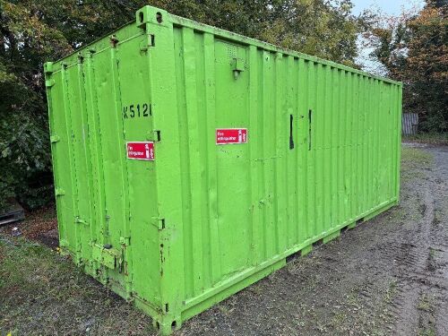 APPROX. 20ft x 8ft SHIPPING CONTAINER