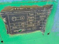 TOWERLIGHT SUPERLIGHT VT1 SINGLE AXLE FAST TOW LIGHTING TOWER - 20
