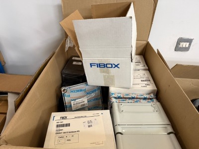 BOX LOT TO INC. ASSORTED UNUSED ELECTRICAL BOXES