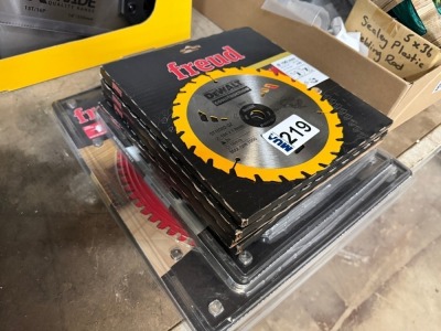 APPROX. 9No. PACKS OF ASSORTED UNUSED SAW BLADES