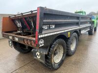 HOGG ENGINEERING 16 TON TWIN AXLE FAST TOW DUMP TRAILER - 16