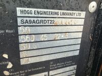 HOGG ENGINEERING 16 TON TWIN AXLE FAST TOW DUMP TRAILER - 22