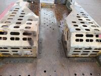 APPROX. 9ft x 4ft IFOR WILLAIMS 2700kgs TWIN AXLE PLANT TRAILER - 14