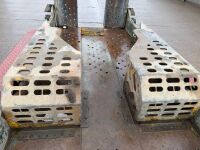 APPROX. 9ft x 4ft IFOR WILLAIMS 2700kgs TWIN AXLE PLANT TRAILER - 15