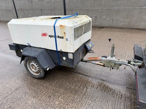 INGERSOLL RAND 726 SINGLE AXLE 2 TOOL ROAD COMPRESSOR