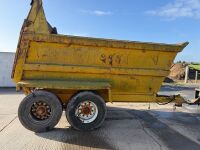 APPROX. 16 TON TWIN AXLE DUMP TRAILER - 8