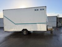 APPROX. 14ft x 7ft SINGLE AXLE FAST TOW WELFARE UNIT&nbsp; - 24