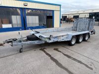 IFOR WILLIAMS 14ft 3500KGS TRI AXLE PLANT TRAILER - 4