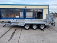 IFOR WILLIAMS 14ft 3500KGS TRI AXLE PLANT TRAILER - 5