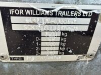 IFOR WILLIAMS 14ft 3500KGS TRI AXLE PLANT TRAILER - 16