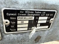 IFOR WILLIAMS 14ft 3500KGS TRI AXLE PLANT TRAILER - 17
