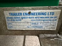 TRAILER ENGINEERING SINGLE AXLE FAST TOW POWER WASHER - 14