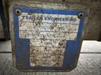 TRAILER ENGINEERING SINGLE AXLE FAST TOW POWER WASHER - 18