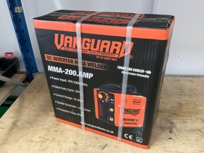UNUSED VANGUARD MMA200 AMP 240V WELDER