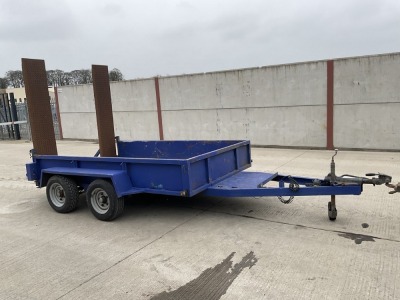 APPROX 10x6 TWIN AXLE PLANT TRAILER