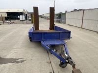 APPROX 10x6 TWIN AXLE PLANT TRAILER - 2