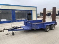 APPROX 10x6 TWIN AXLE PLANT TRAILER - 3