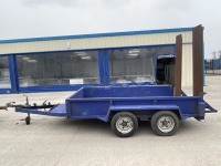 APPROX 10x6 TWIN AXLE PLANT TRAILER - 4