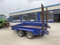 APPROX 10x6 TWIN AXLE PLANT TRAILER - 7