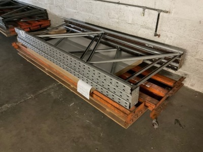 2No. BAYS OF PALLET RACKING