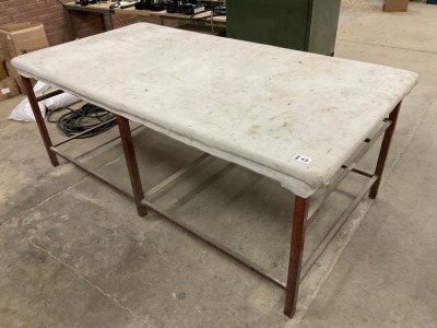 APPROX 7ft x 3.8ft WORKBENCH