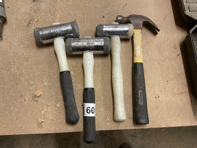 4No. ASSORTED HAMMERS