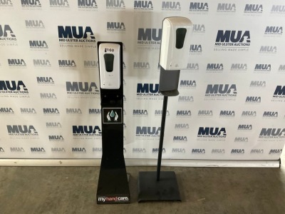 2No. HAND SANITISER STATIONS