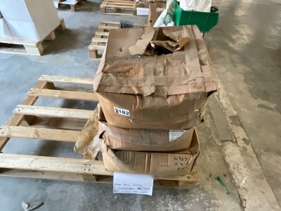 PALLET TO INC. APPROX 1000No. METAL INSERTS, 1000N0. ADJUSTABLE PLASTIC FEET