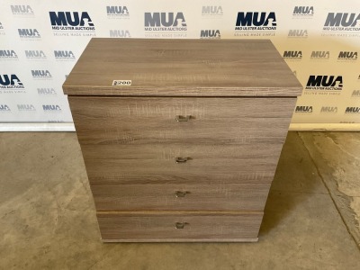 APPROX 750mm 4 DRAWER UNIT