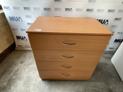 APPROX 775mm 4 DRAWER UNIT