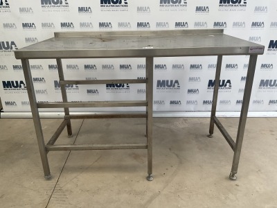 APPROX. 1400mm STAINLESS STEEL PREP BENCH
