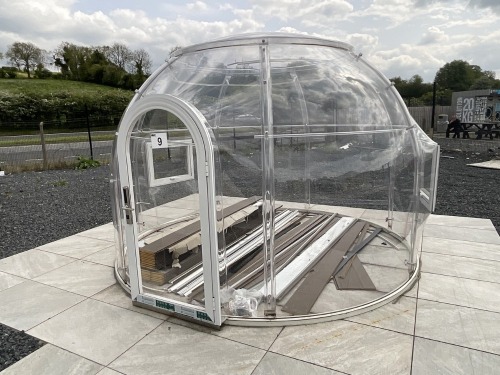 APPROX 12ft TRANSPARENT GARDEN DOME/IGLOO