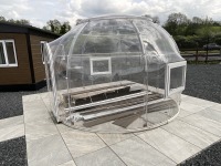 APPROX 12ft TRANSPARENT GARDEN DOME/IGLOO - 2