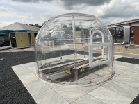 APPROX 12ft TRANSPARENT GARDEN DOME/IGLOO - 7