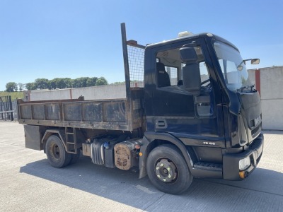 IVECO EUROCARGO 75E16 7.5 TON DROPSIDE TIPPER 
