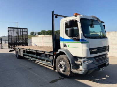 DAF LF55.220 18 TON 4x2 BEAVER TAIL PLANT LORRY