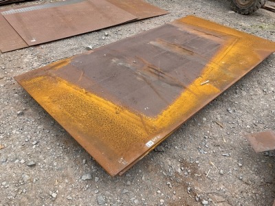 APPROX. 2No. SHEETS OF ASSORTED METAL PLATE