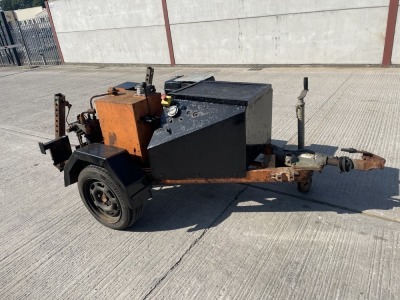 CLYDESDALE 2 TON SINGLE AXLE FAST TOW WINCH TRAILER