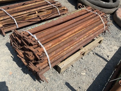 PALLET TO INC. APPROX 60No. 6ft LEDGERS