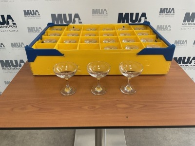 APPROX. 24No. UNUSED SORBET GLASSES