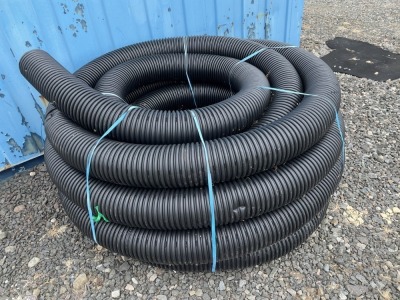 UNUSED ROLL OF 6" DRAINAGE PIPE