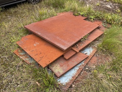 APPROX 5No. ASSORTED PART METAL SHEETS 20mm -35mm
