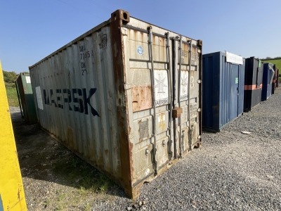 APPROX. 20 X 8 SHIPPING CONTAINER
